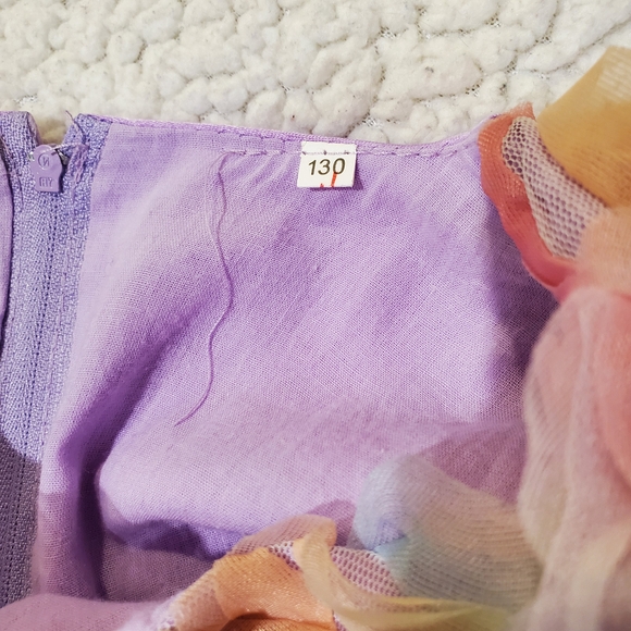 Rainbow Flower Princess Fairy Dress - Picture 3 of 7